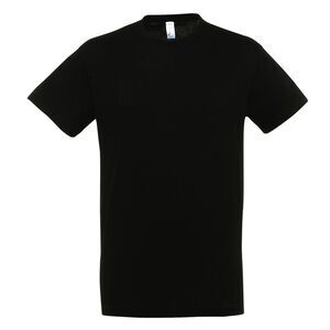 SOLS Mens Regent Short Sleeve T-Shirt / Deep Black